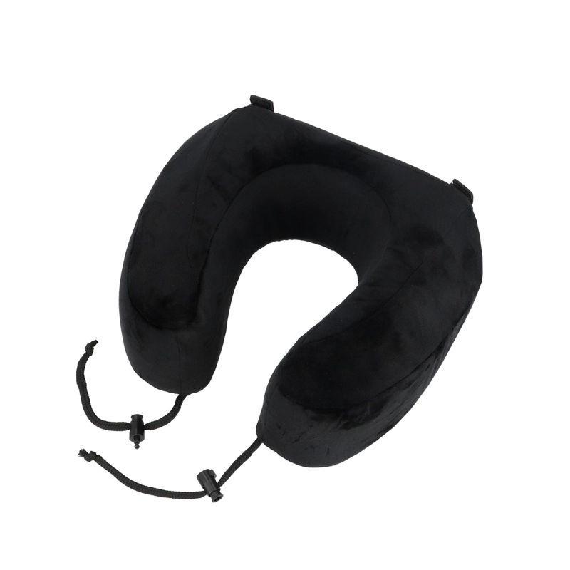ALMOHADA CERVICAL ENROLLABLE PARA VIAJE SAXOLINE NEGRO - 1