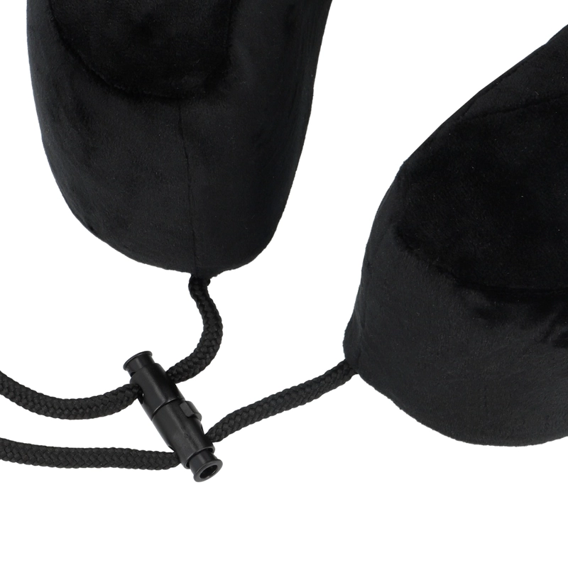 ALMOHADA CERVICAL ENROLLABLE PARA VIAJE SAXOLINE NEGRO - 2