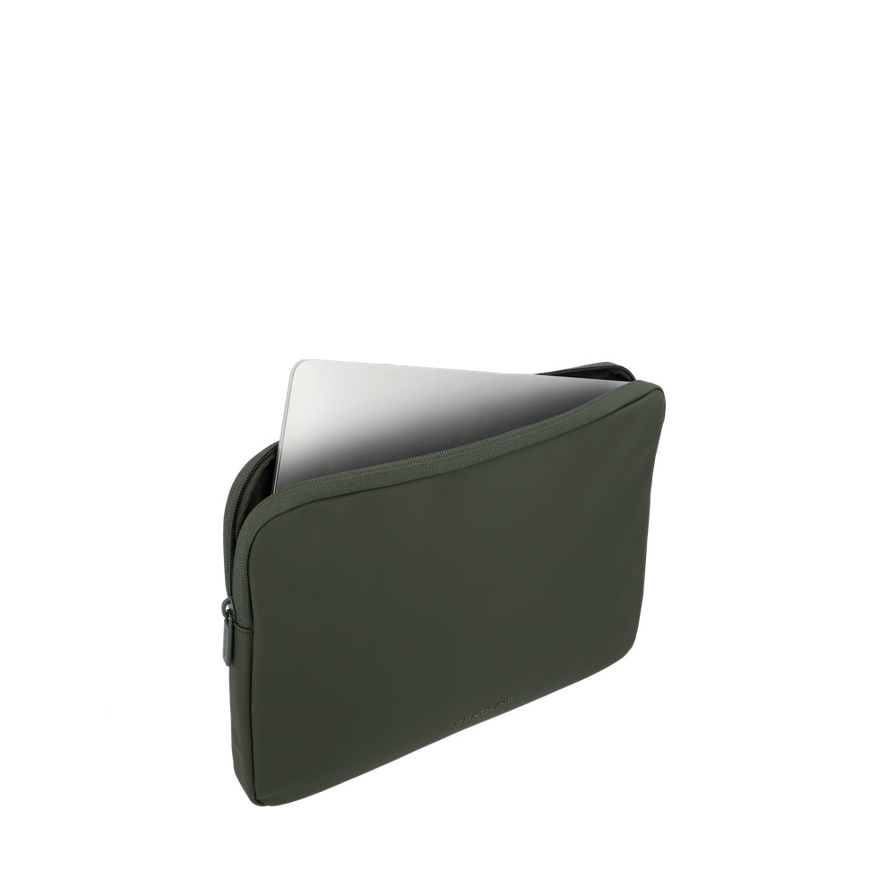 FUNDA NOTEBOOK SAXOLINE FREEWAY VERDE OLIVA 15' - 4