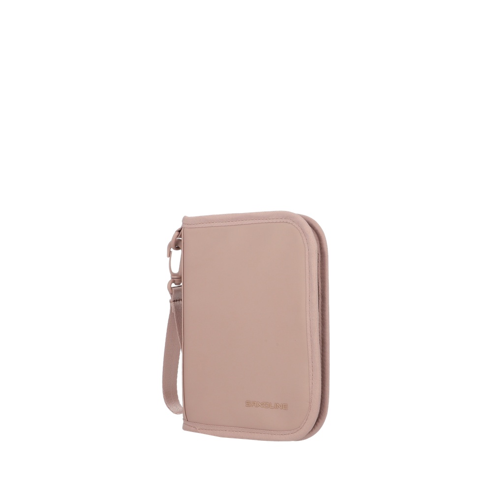 PORTA PASAPORTE ESTUCHE PROTECTOR DE VIAJE SAXOLINE ROSADO - 2
