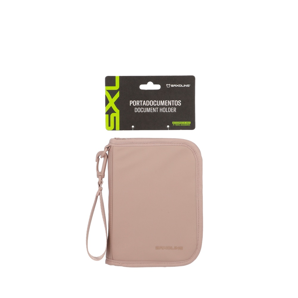 PORTA PASAPORTE ESTUCHE PROTECTOR DE VIAJE SAXOLINE ROSADO - 4