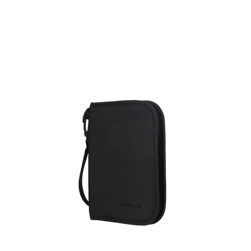 PORTA PASAPORTE ESTUCHE PROTECTOR DE VIAJE SAXOLINE NEGRO - 2