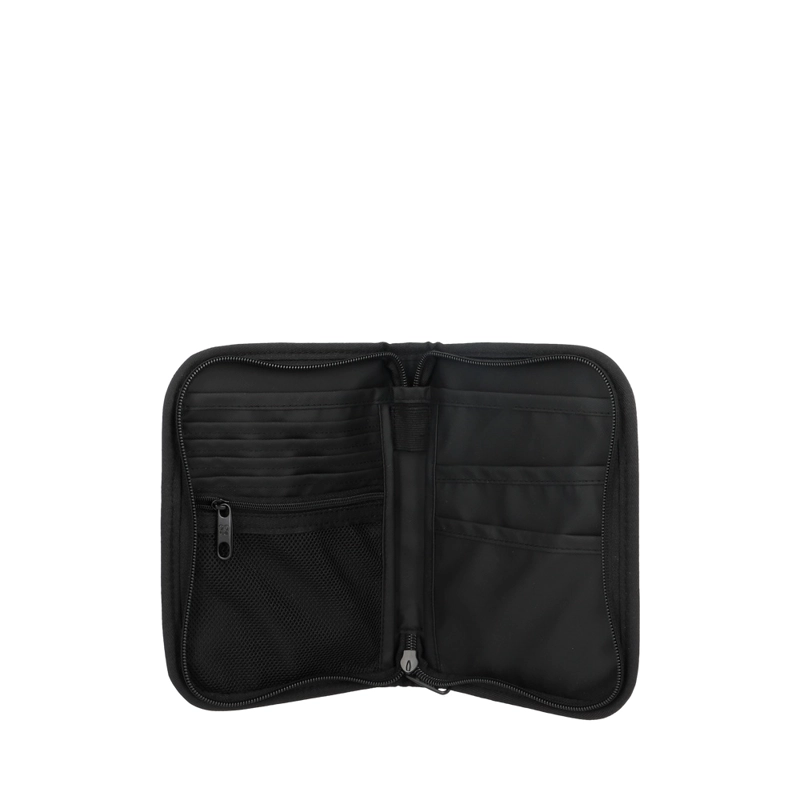 PORTA PASAPORTE ESTUCHE PROTECTOR DE VIAJE SAXOLINE NEGRO - 3