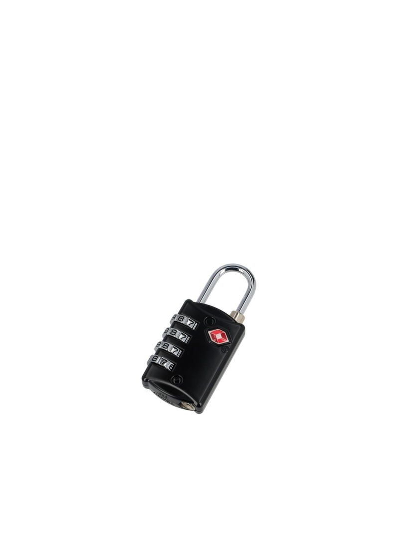 CANDADO PARA MALETA CON 4 DIALES TSA SAXOLINE NEGRO - 4
