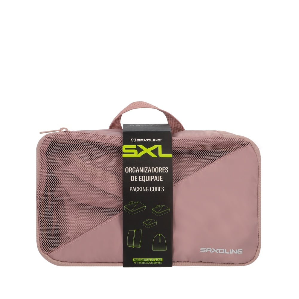 ORGANIZADORES DE EQUIPAJE PARA MALETAS SAXOLINE ROSADO - 4