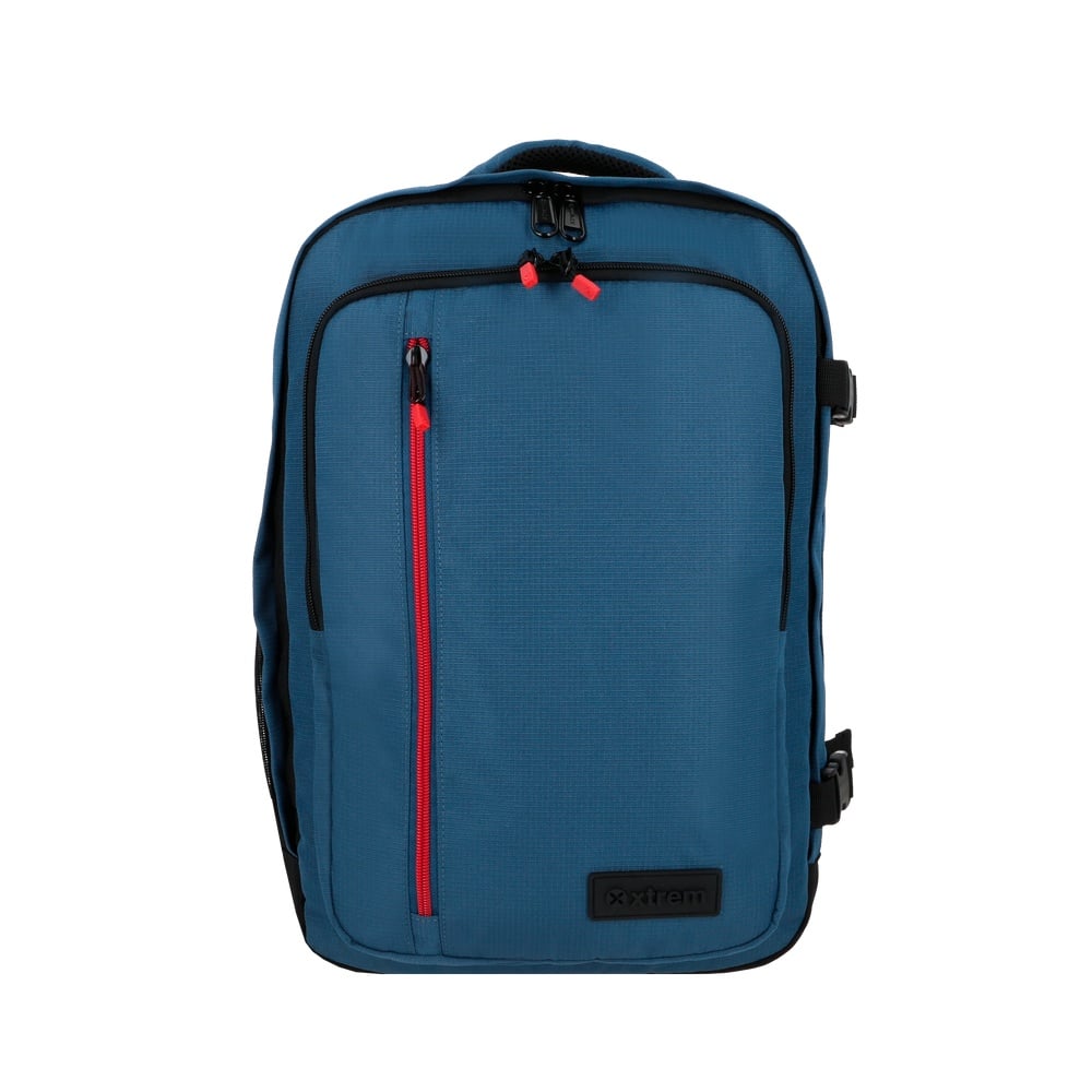 MOCHILA DE VIAJE XTREM LITEMOVE 5XT AZUL/ROJO 16' - 1