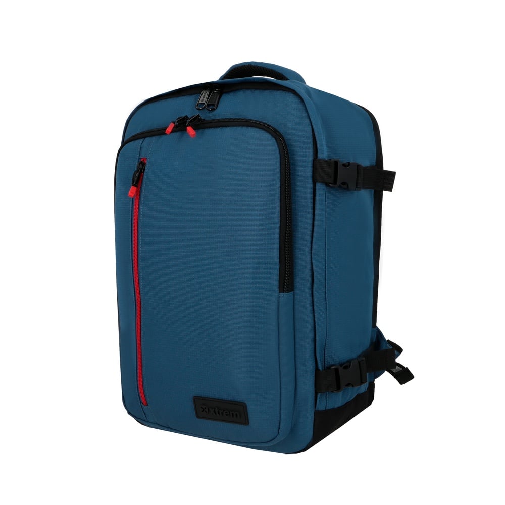 MOCHILA DE VIAJE XTREM LITEMOVE 5XT AZUL/ROJO 16' - 2
