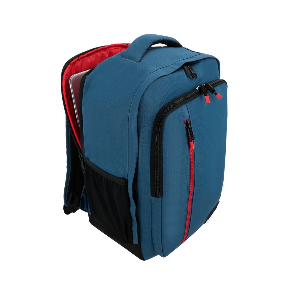 MOCHILA DE VIAJE XTREM LITEMOVE 5XT AZUL/ROJO 16' - 4