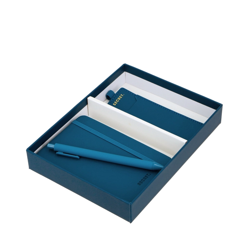 SET LIBRETA + SEPARADOR + LAPIZ SECRET SINTRA SC6 AZUL - 1