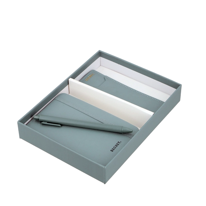 SET LIBRETA + SEPARADOR + LAPIZ SECRET SINTRA SC6 VERDE AGUA - 1