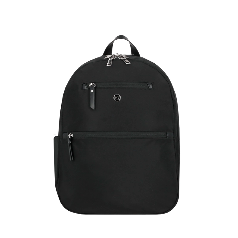 MOCHILA NOTEBOOK SAXOLINE TUNNEL NEGRO/PLATEADO 15' - 1