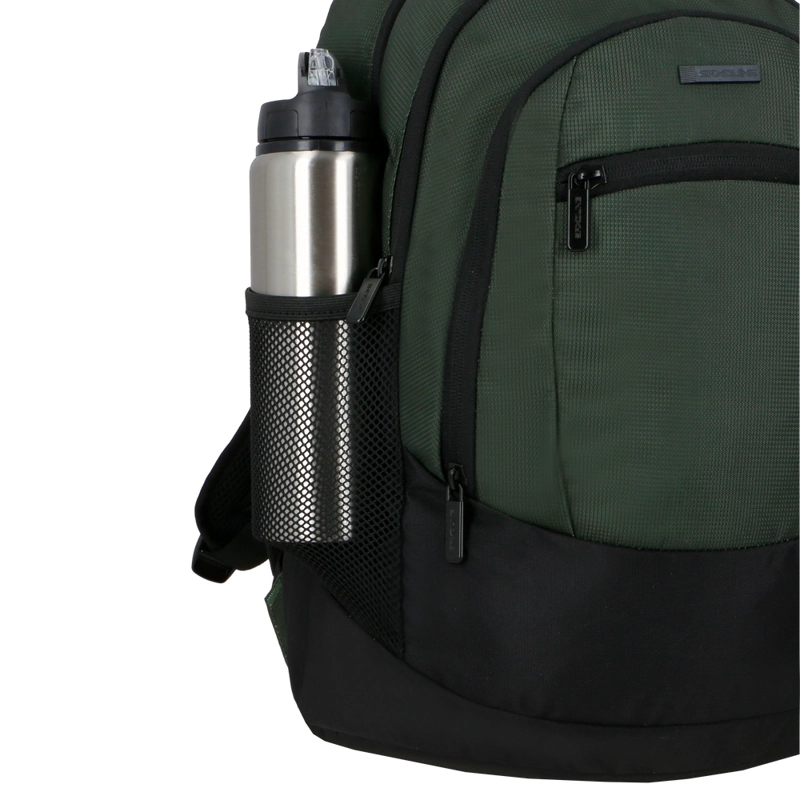 MOCHILA NOTEBOOK SAXOLINE CROSSWAY VERDE OLIVA 15' - 6