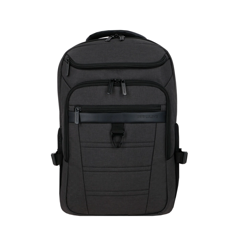 MOCHILA NOTEBOOK SAXOLINE OLDTOWN GRIS 16' - 1