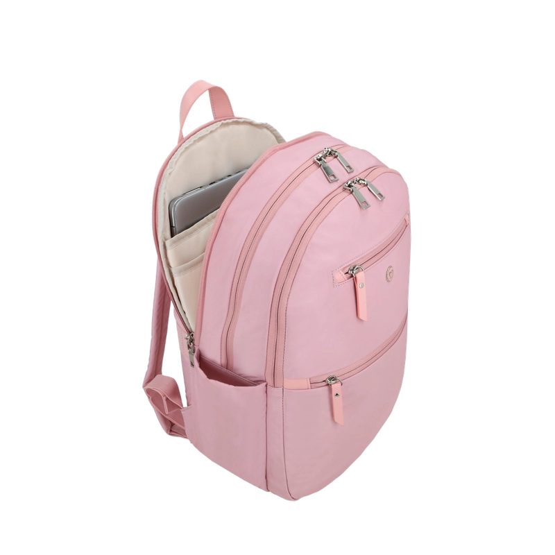 MOCHILA NOTEBOOK SAXOLINE TUNNEL ROSADO 15' - 4