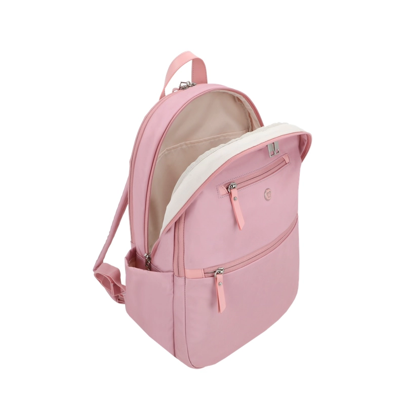 MOCHILA NOTEBOOK SAXOLINE TUNNEL ROSADO 15' - 5