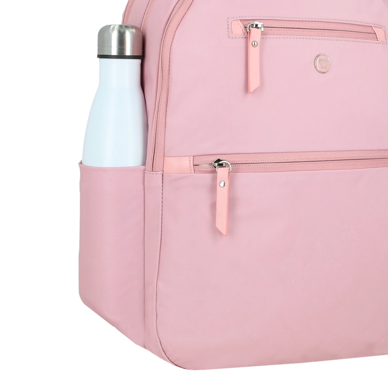 MOCHILA NOTEBOOK SAXOLINE TUNNEL ROSADO 15' - 7