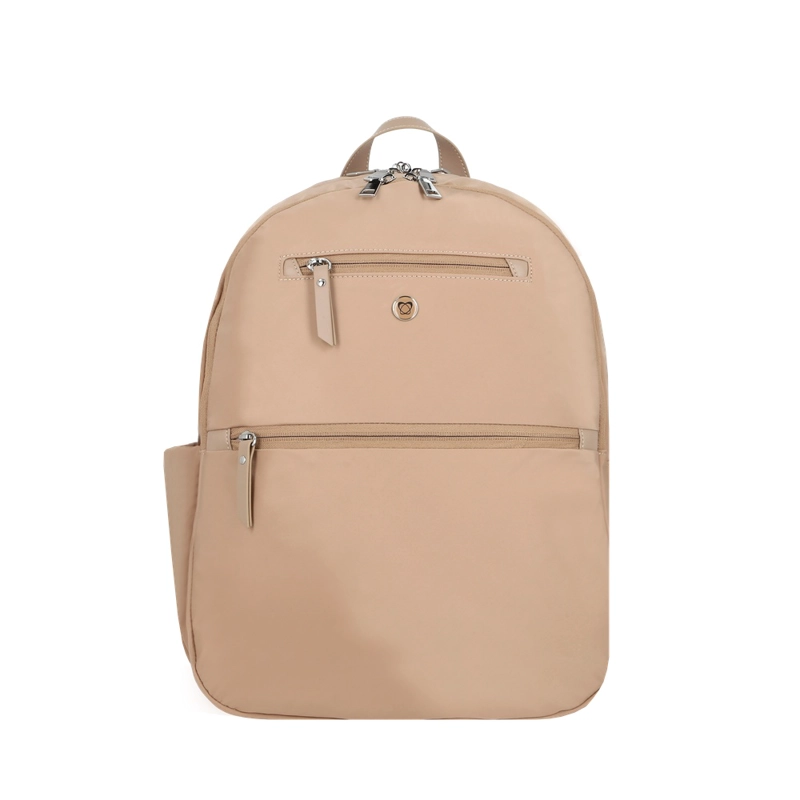 MOCHILA NOTEBOOK SAXOLINE TUNNEL BEIGE 15' - 1