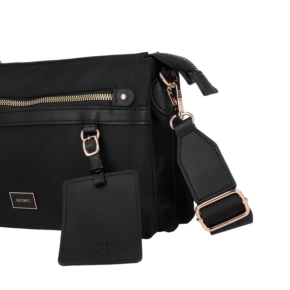 BANDOLERA SECRET LUCERNA ST6 M NEGRO - 5
