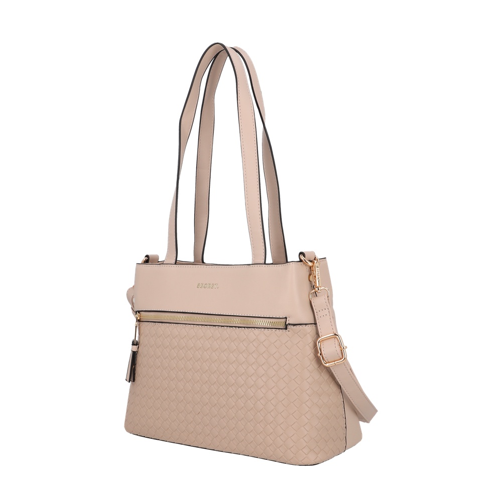 CARTERA DE HOMBRO SECRET SEGOVIA ST6 L BEIGE - 2