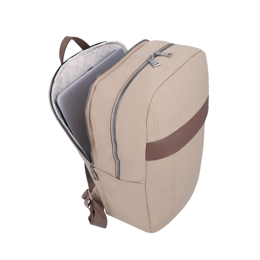 MOCHILA NOTEBOOK SECRET OXFORD ST6 BEIGE 15' - 4