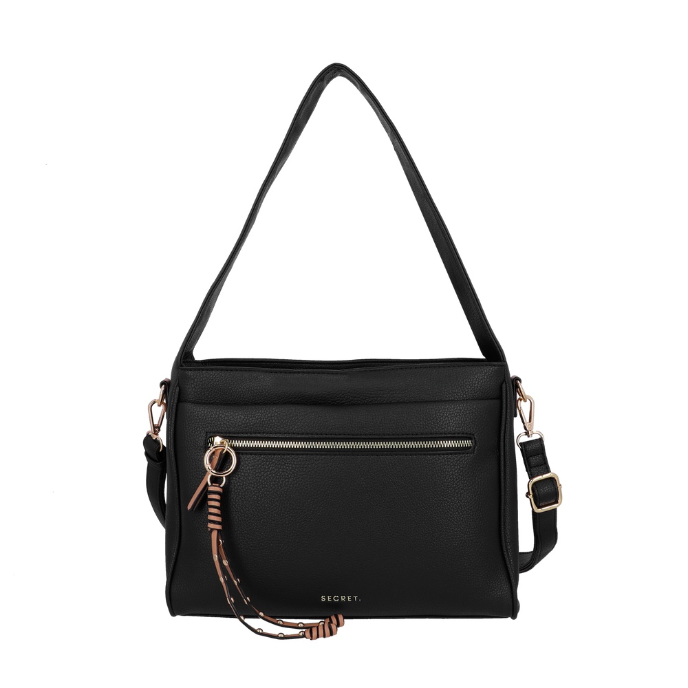CARTERA DE HOMBRO SECRET LUCCA ST6 L NEGRO - 1