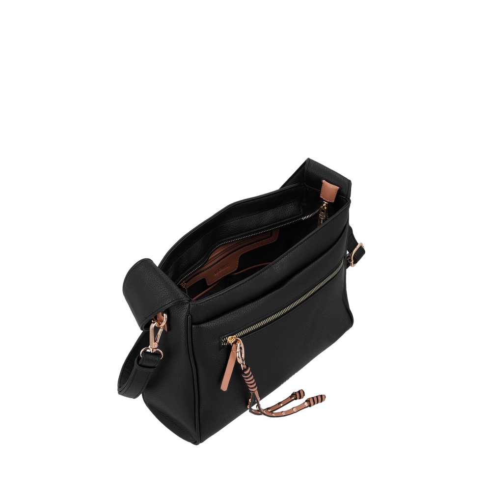 CARTERA DE HOMBRO SECRET LUCCA ST6 L NEGRO - 4