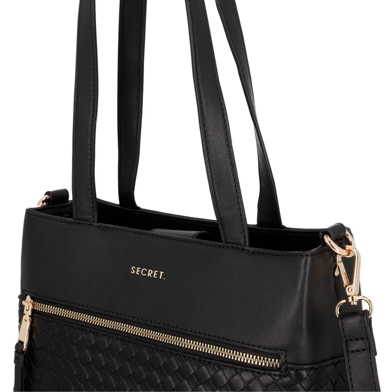 CARTERA DE HOMBRO SECRET SEGOVIA ST6 L NEGRO - 6