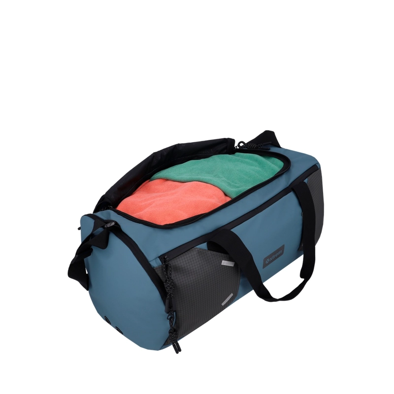 BOLSO DEPORTIVO XTREM RIDER 3XT M AZUL/GRIS - 4