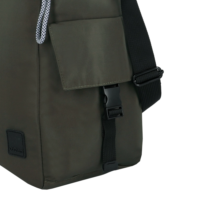 CARTERA TOTE BAG XTREM TESSA 6XT VERDE OLIVA 14' - 6