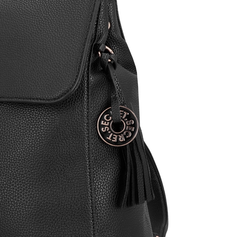 MOCHILA SECRET CORK ST6 M NEGRO - 6