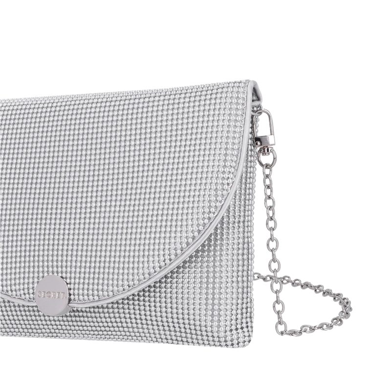 CARTERA DE FIESTA SECRET FETE ST6 S PLATEADO - 5