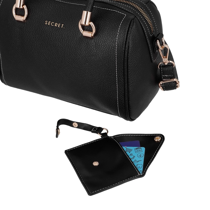 CARTERA DE MANO SECRET DUBLIN ST6 M NEGRO - 7
