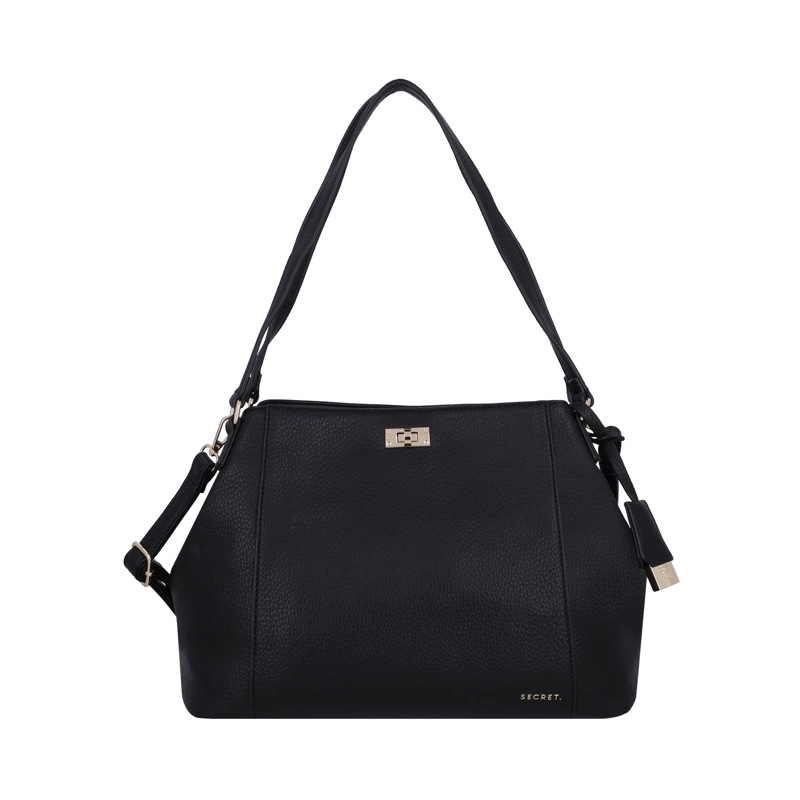 CARTERA DE HOMBRO SECRET MINSK ST6 L NEGRO - 1