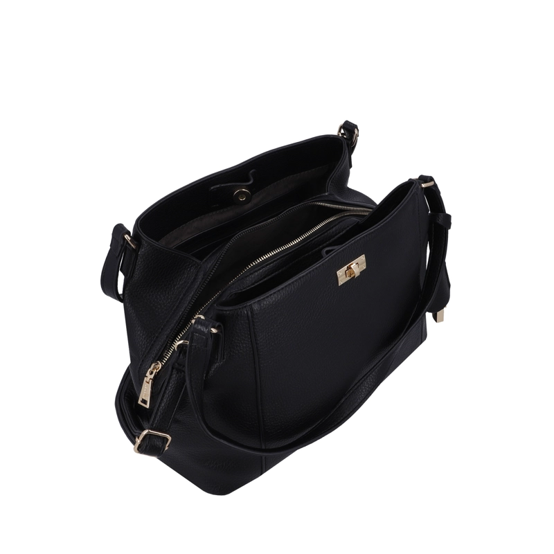 CARTERA DE HOMBRO SECRET MINSK ST6 L NEGRO - 4