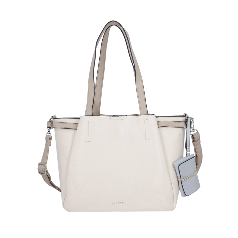 CARTERA DE HOMBRO SECRET ZAMORA ST6 L BEIGE - 1