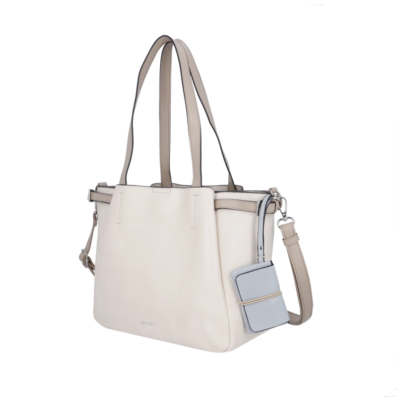 CARTERA DE HOMBRO SECRET ZAMORA ST6 L BEIGE - 2