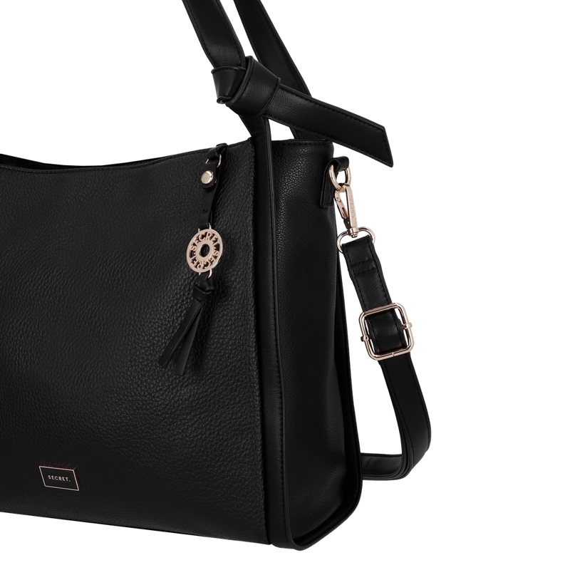 CARTERA DE HOMBRO SECRET BOSTON ST6 L NEGRO - 5