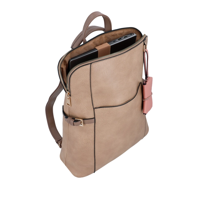 MOCHILA NOTEBOOK SECRET ZAMORA ST6 BEIGE 15' - 4