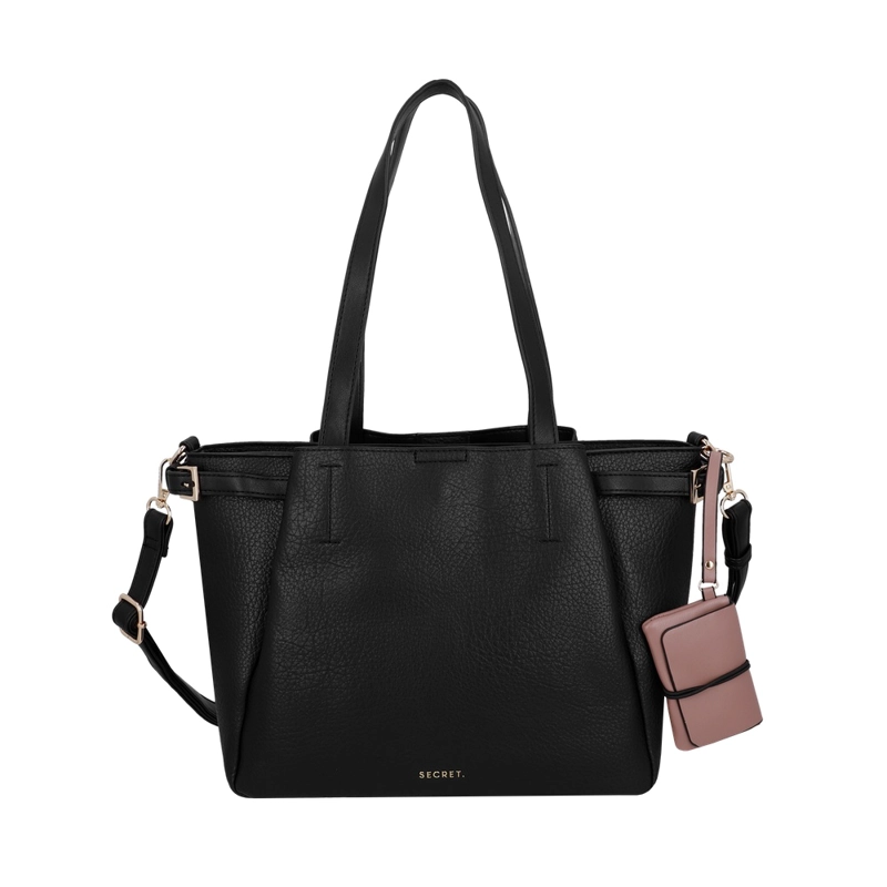 CARTERA DE HOMBRO SECRET ZAMORA ST6 L NEGRO - 1