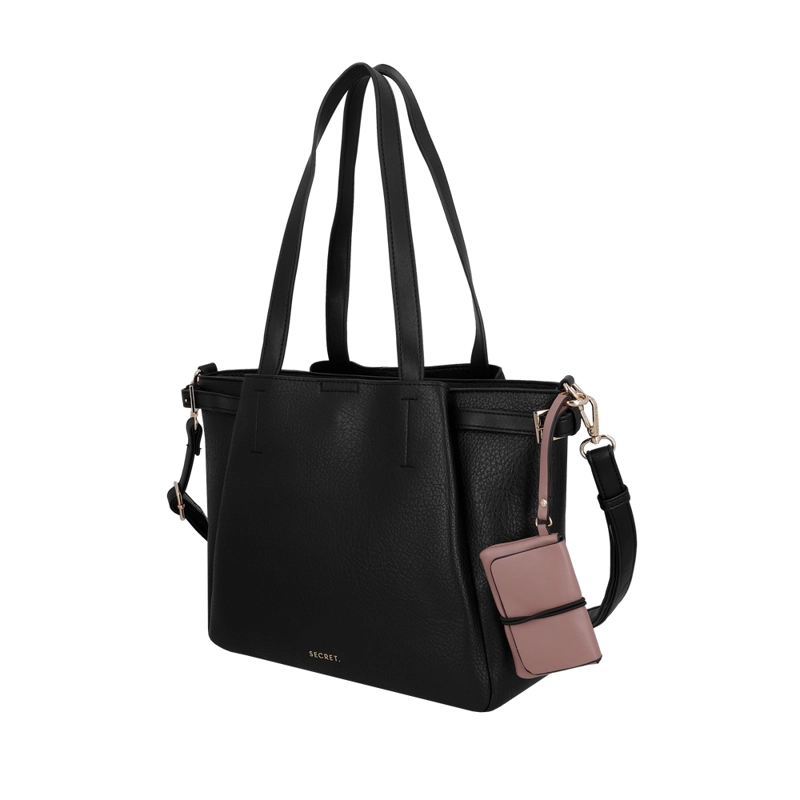 CARTERA DE HOMBRO SECRET ZAMORA ST6 L NEGRO - 2