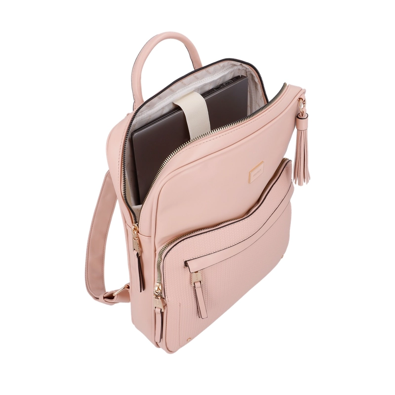 MOCHILA NOTEBOOK SECRET AKRANESS ST6 ROSADO 14' - 4