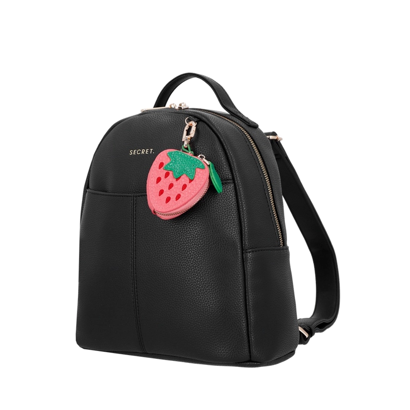 MOCHILA DE MUJER SECRET ARUBA SC7 MEDIANA NEGRO - 2