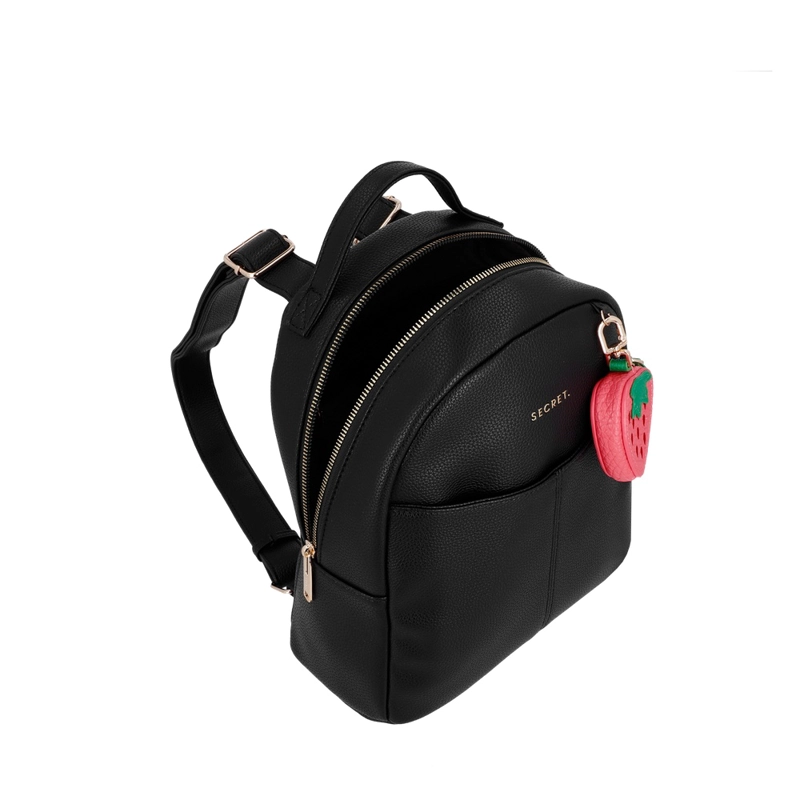 MOCHILA DE MUJER SECRET ARUBA SC7 MEDIANA NEGRO - 4
