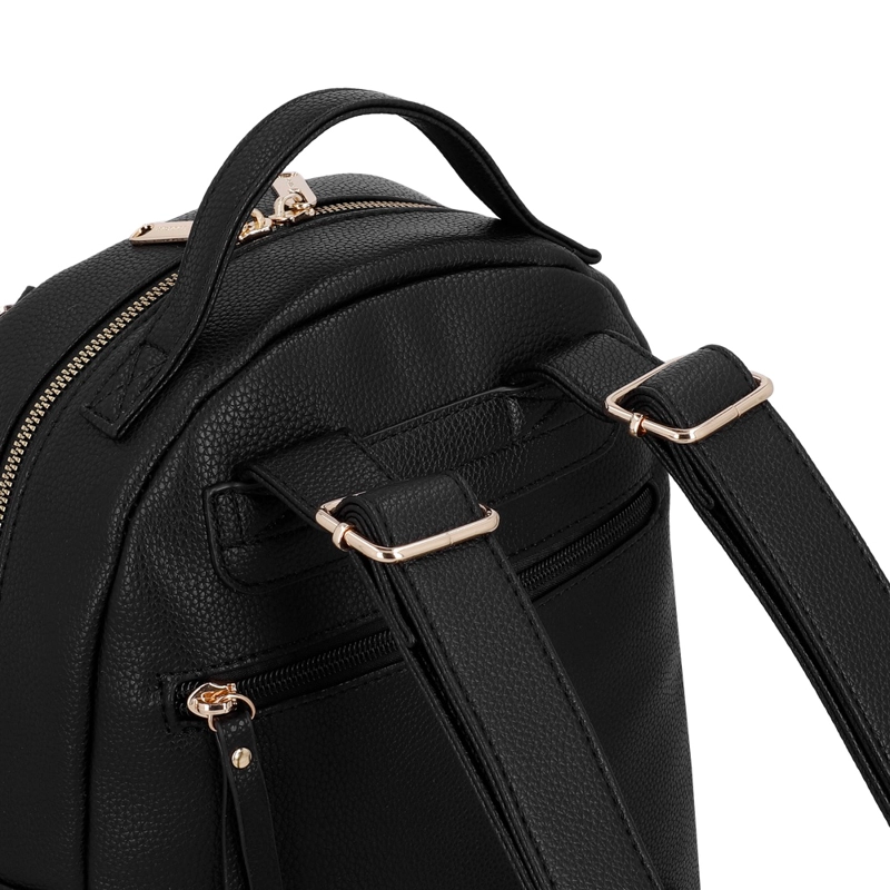 MOCHILA DE MUJER SECRET ARUBA SC7 MEDIANA NEGRO - 5