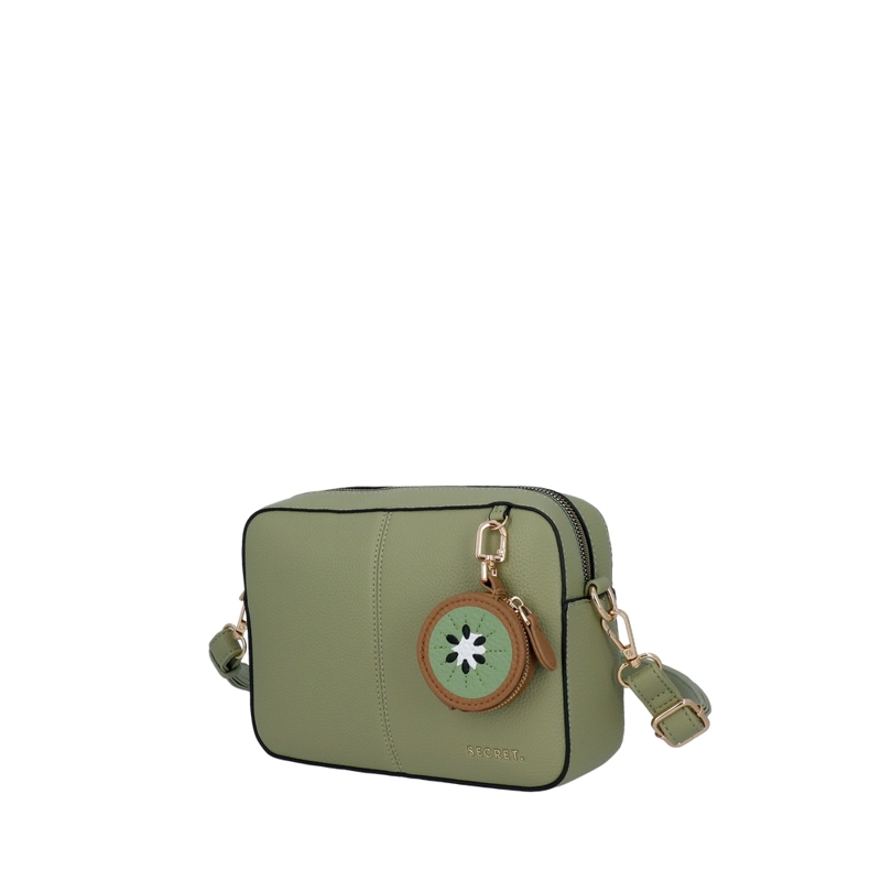 CARTERA BANDOLERA SECRET ARUBA SC7 PEQUEÑA VERDE - 2