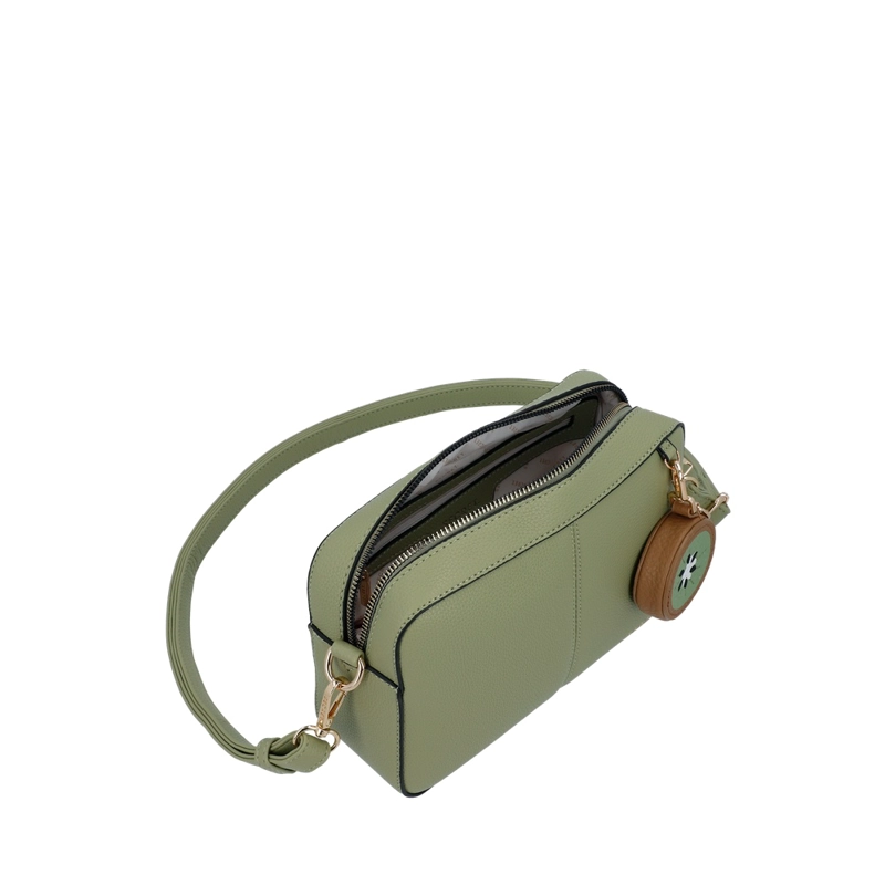 CARTERA BANDOLERA SECRET ARUBA SC7 PEQUEÑA VERDE - 4