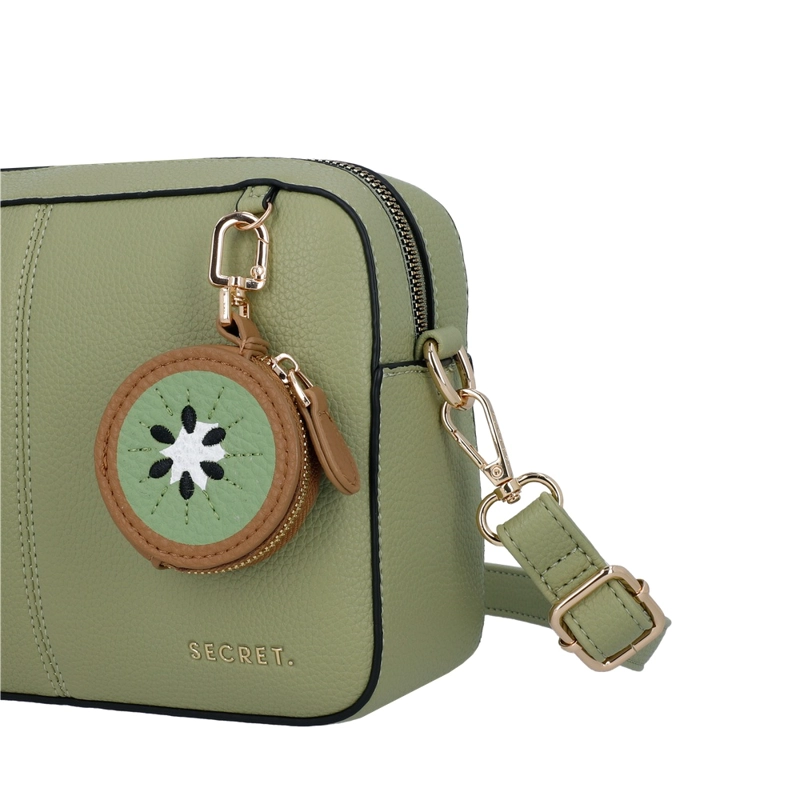 CARTERA BANDOLERA SECRET ARUBA SC7 PEQUEÑA VERDE - 5
