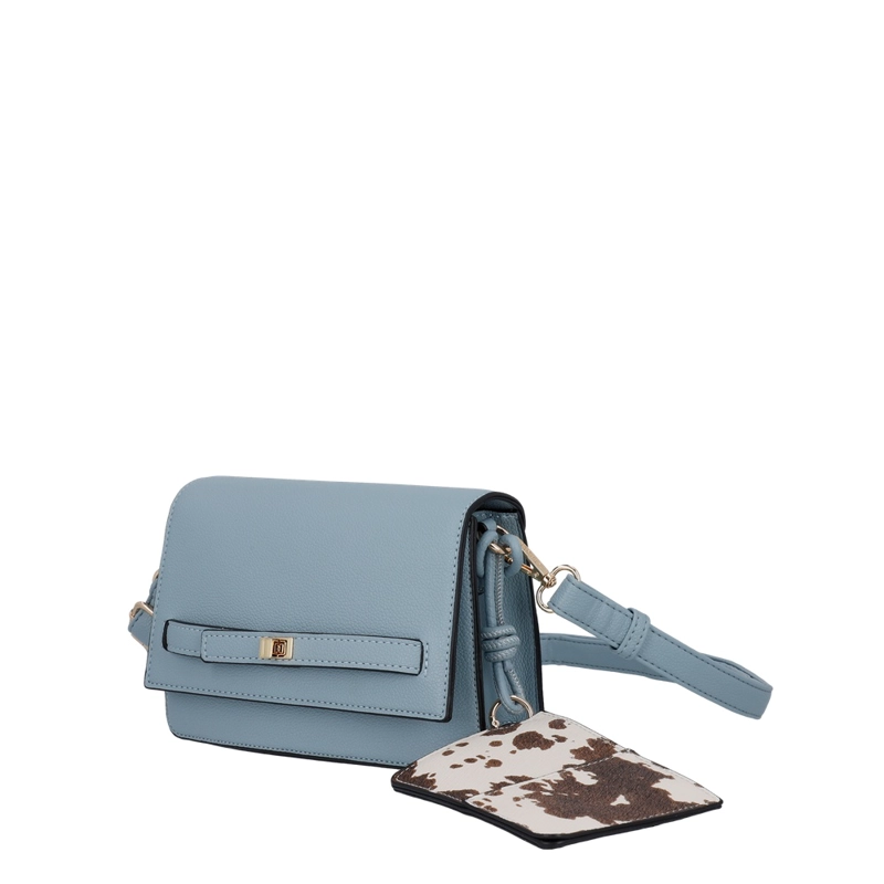 CARTERA BANDOLERA SECRET SERBIA SC7 PEQUEÑA CELESTE - 2