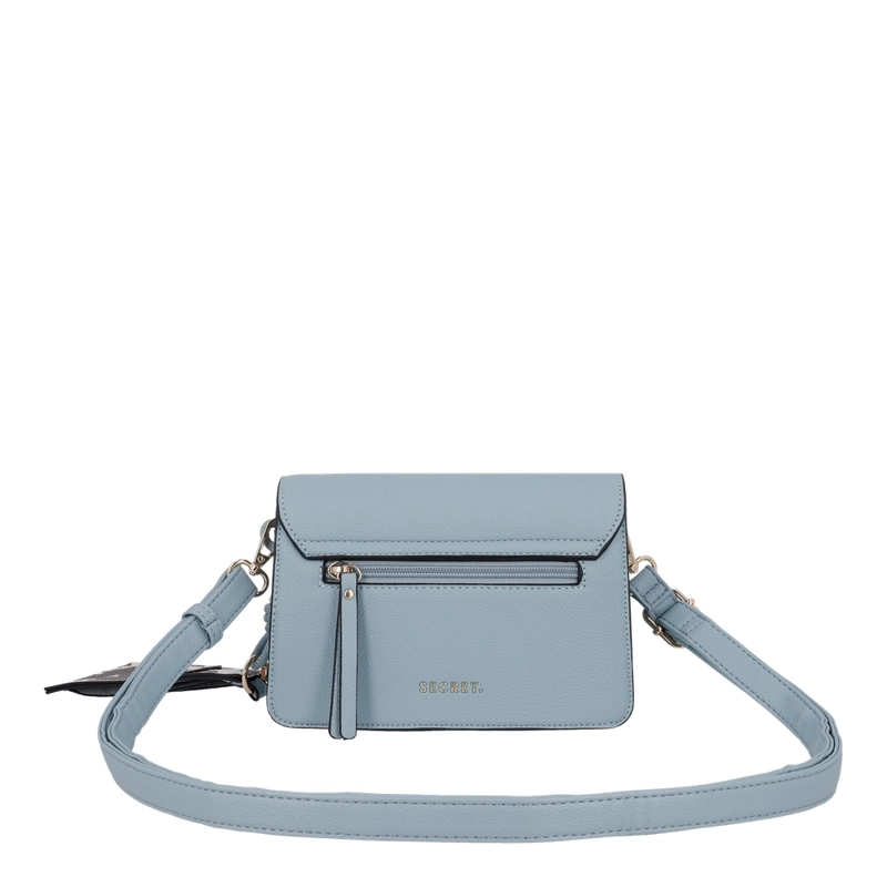 CARTERA BANDOLERA SECRET SERBIA SC7 PEQUEÑA CELESTE - 3