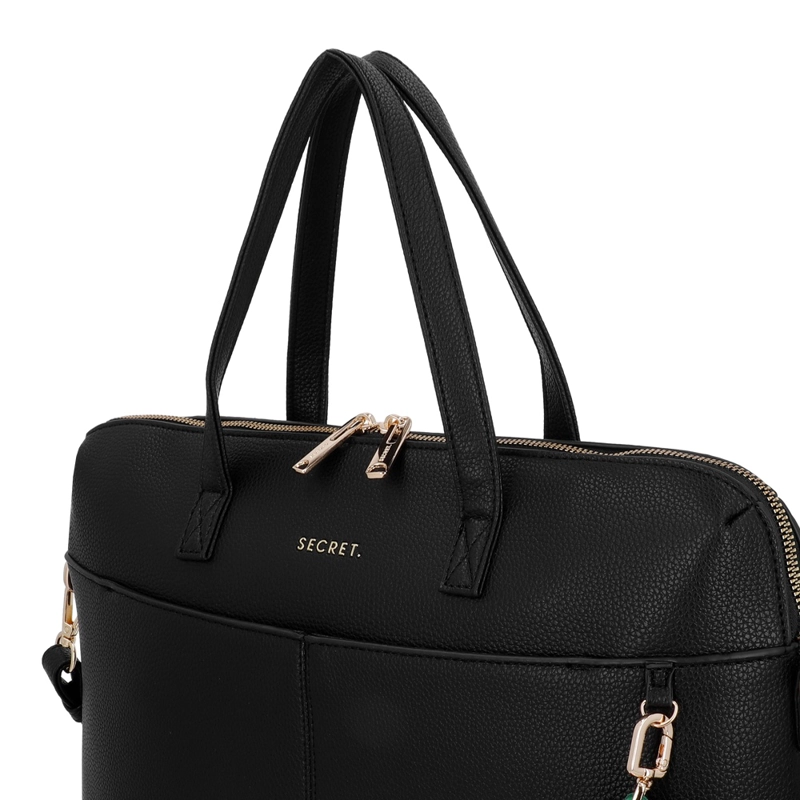 CARTERA PORTA LAPTOP 14' SECRET ARUBA SC7 GRANDE NEGRO - 6